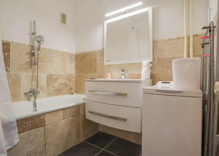 « Chateau Saint Louis 3 » Vue Mer, Terrasse 公寓